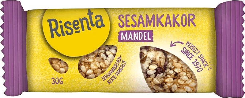 Risenta Sesamkakor Mandel 30g 1pack