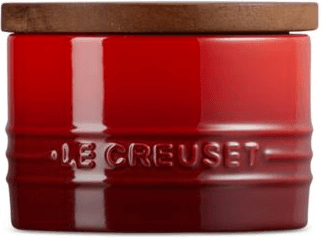 Le Creuset Stoneware Signature Cellar 7-Oz Cerise Salt Bowl