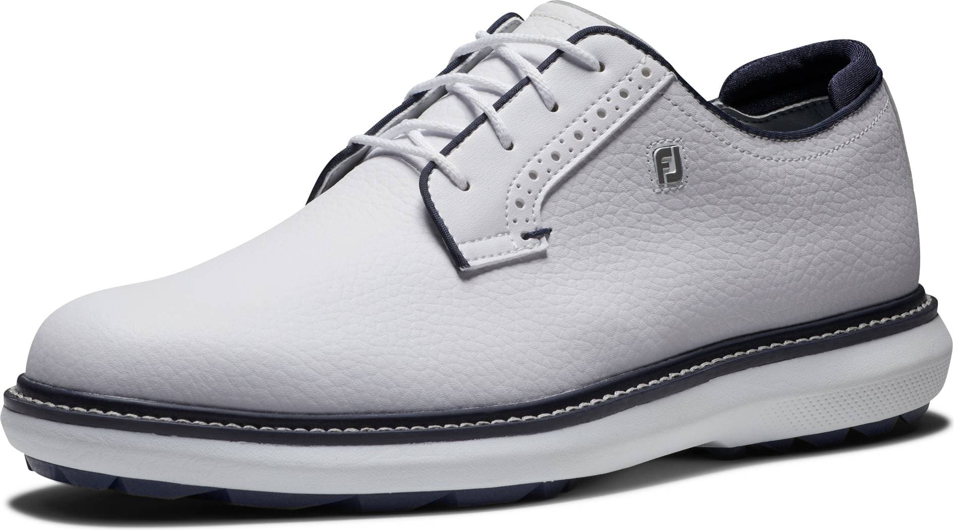 FootJoy Golfskor Traditions Spikeless Blucher - Vit