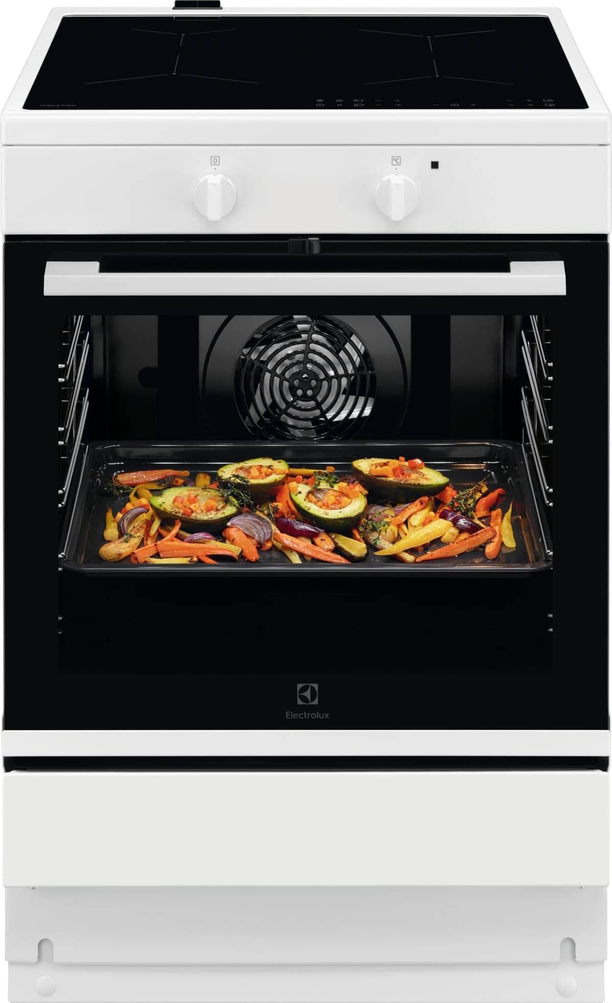 Electrolux Induktionsspis LKI64001NW med Hob2 Hood