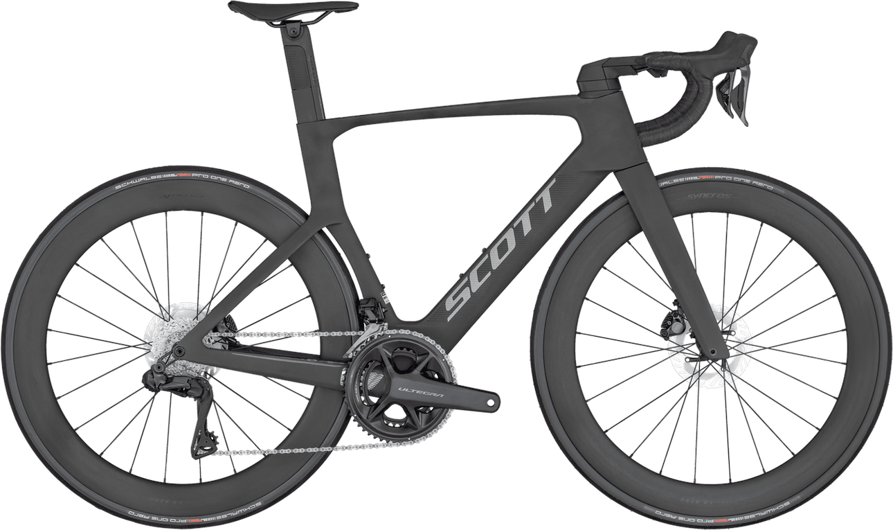 Scott Racercykel Foil RC 10 Carbon Black L Unisex, Herrcykel