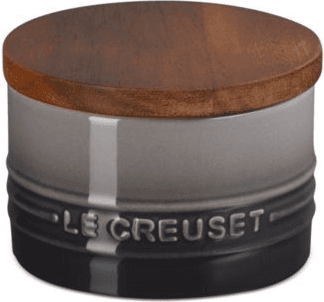 Le Creuset Stoneware Storage Jar 200ml Flint Salt Bowl