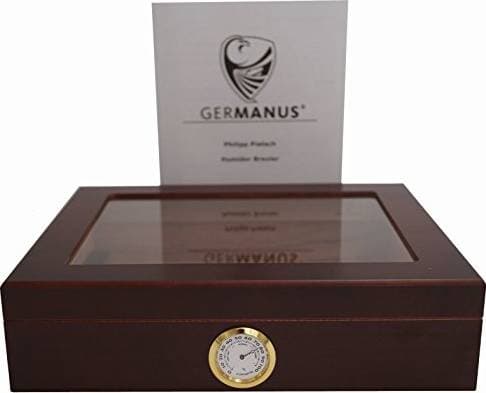 Germanus Sigari Humidor Mensalla Mörkbrun