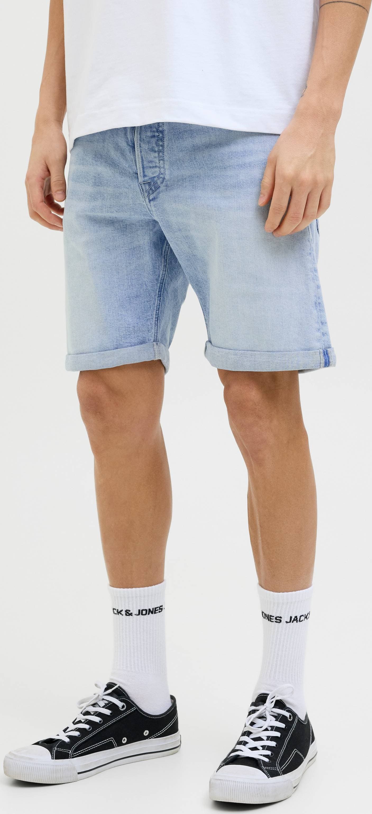 Jack & Jones Normal Passform Denimshorts Blå