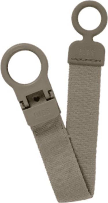 Bibs Pacifier Clip Loop Dark Oak