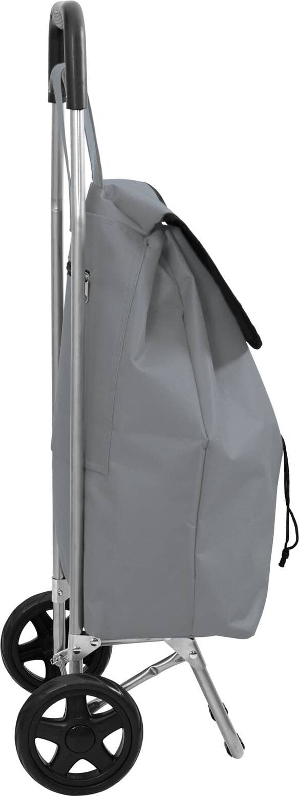 vidaXL Shoppingvagn Med Hjul - Grå