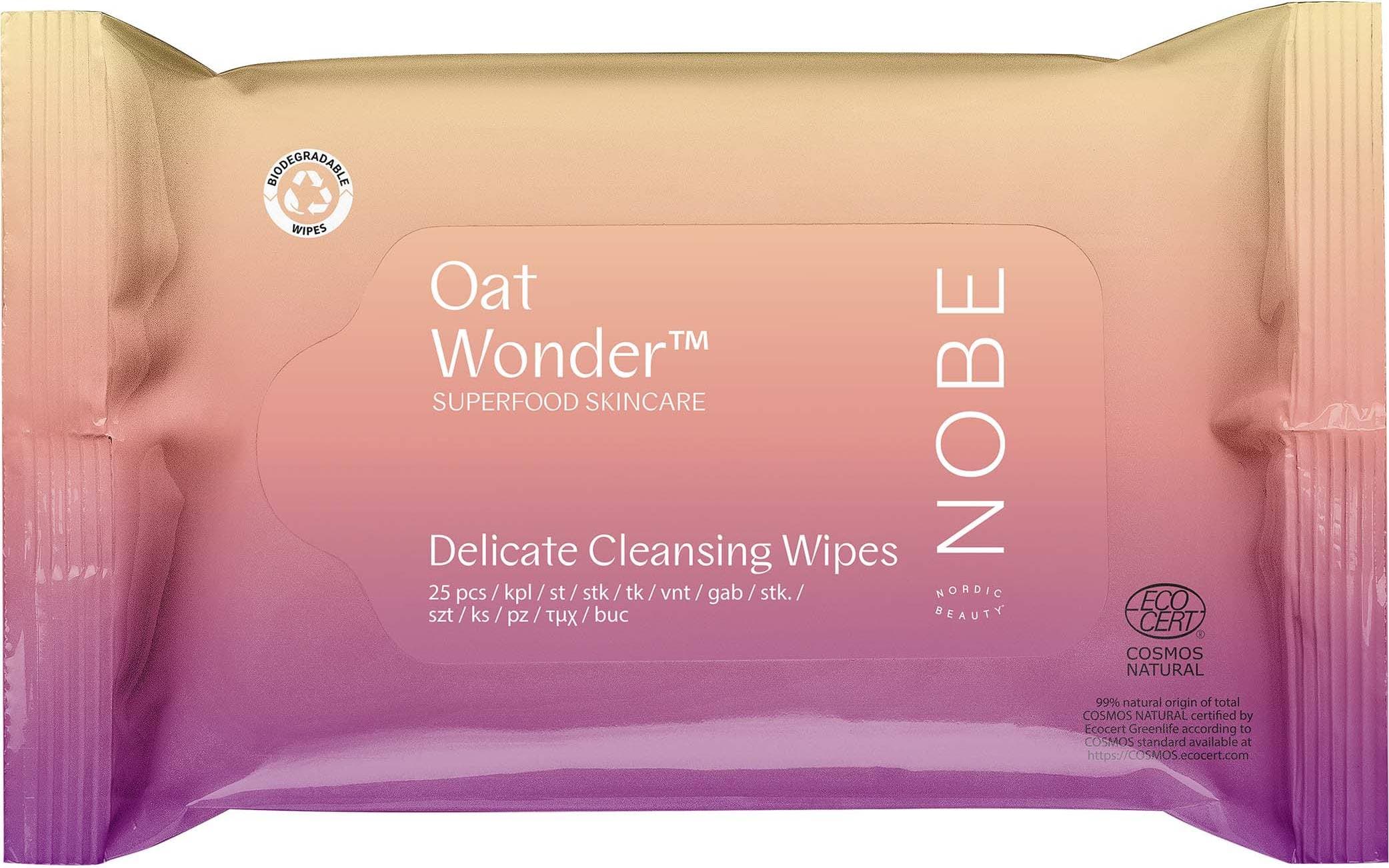 NOBE Oat Wonder Delicate Cleansing Wipes 25 st