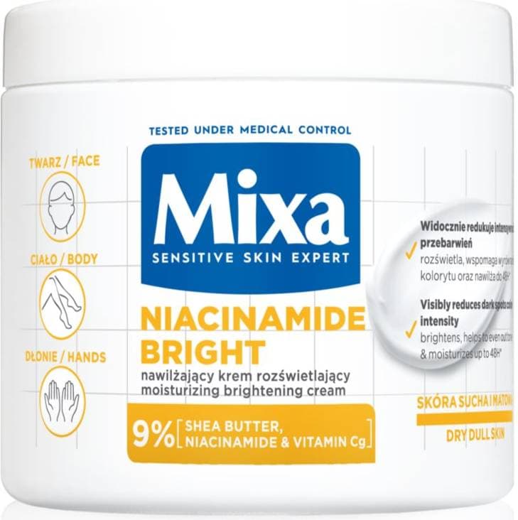 Mixa Niacinamide Bright Intensivt Återfuktande Kräm 400 ml