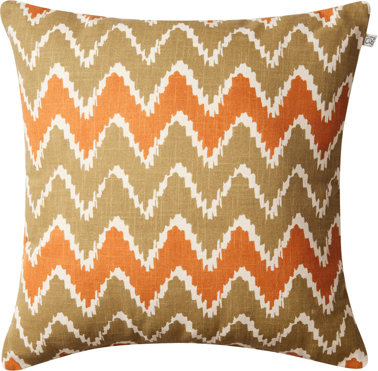 Chhatwal & Jonsson Ikat Bangalore Utomhuskudde 50x50 cm Beige-apricot Orange Komplett dekorationskudde Beige (50x50cm)