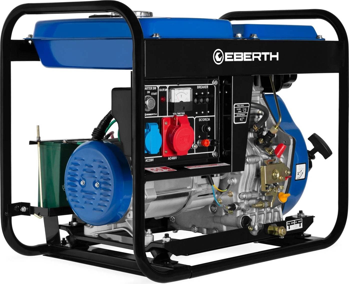 Eberth 5000 Watt Diesel Nödkraftsgenerator 10 Hk