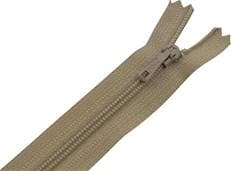 YKK Blixtlås 4mm 18cm Ej Delbar Beige