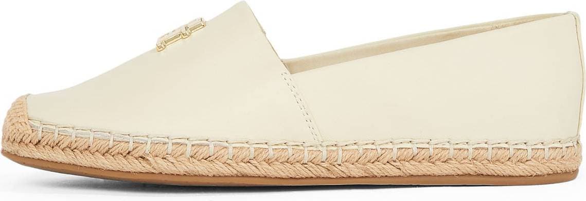 Tommy Hilfiger Espadrillos TH Logo Leather Espadrille - Beige