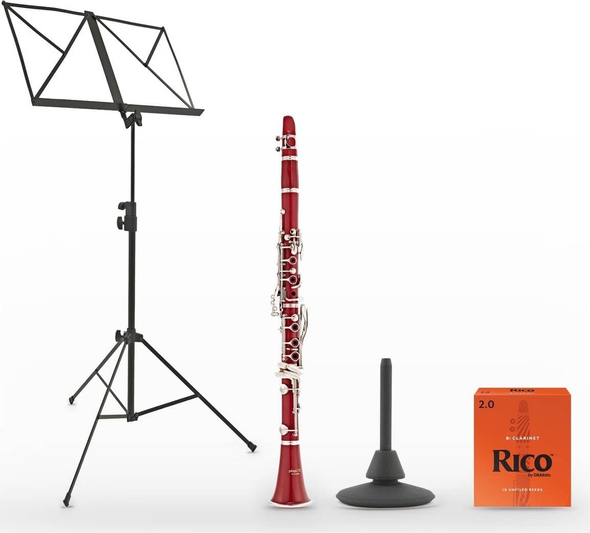 Gear4music playLITE Klarinett frün Réd Paket