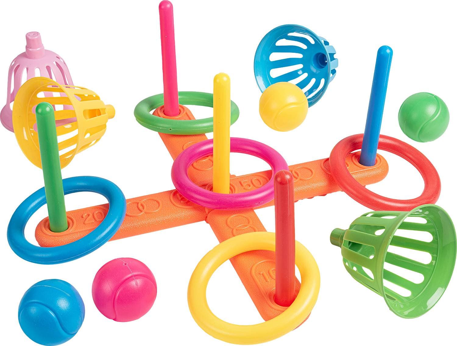 4-Kids Ringspel Med Ringar & Bollar