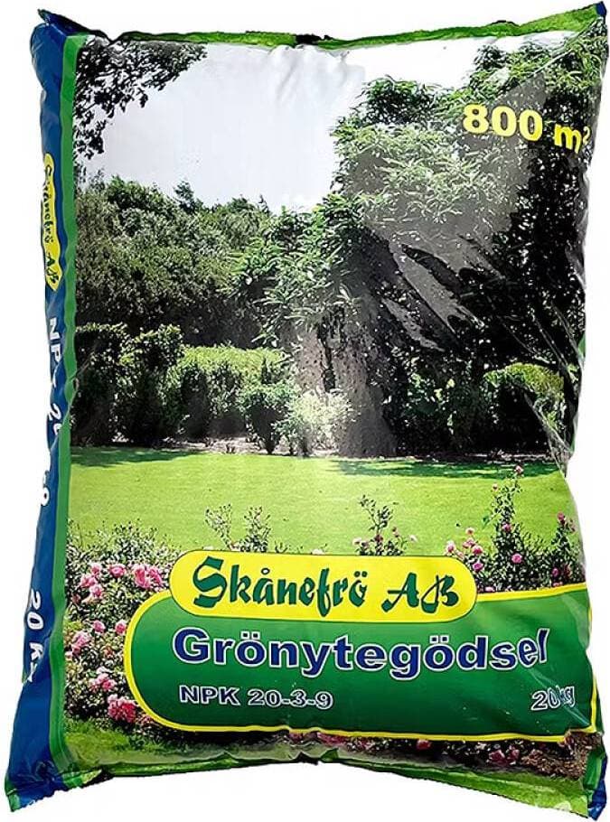 Skånefrö AB Grönytegödsel 20-3-9 20kg 20kg 800m²