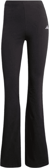 adidas Essentials Small Logo Flared Tights - Black/White