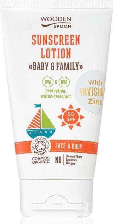 Wooden spoon Baby&Family Family Sunscreen Lotion with SPF
