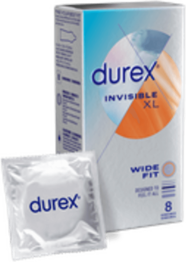 Durex Invisible XL 8-pack