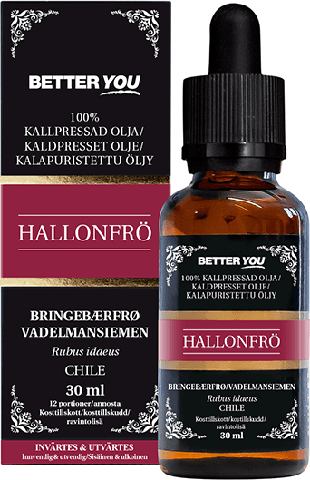 Better You EKO Kallpressad Hallonfröolja 30ml