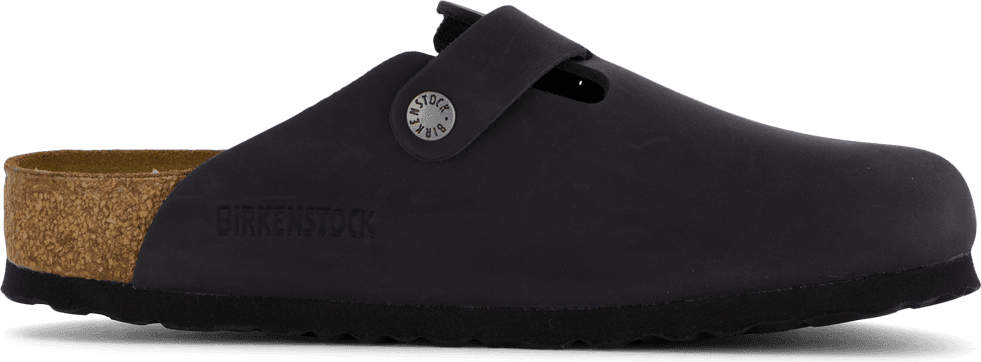 Birkenstock Boston Regular Oiled Leather - Black