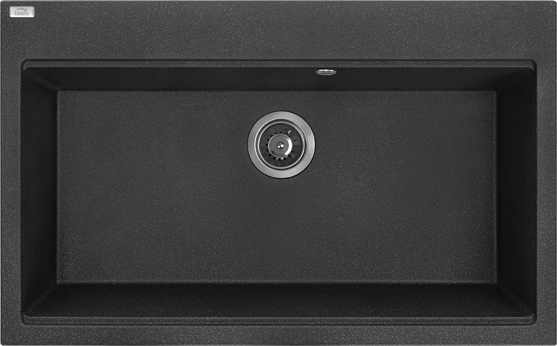 Hill Ceramic Granit Diskho Casaen Svart Matt 80 x 50 cm med Vattenlås