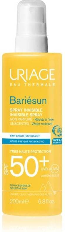 Uriage BARIÉSUN Fragrance-Free Invisible Spray SPF50+ 200ml