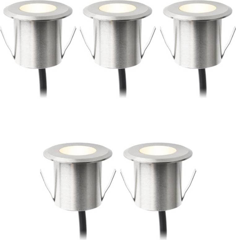 Dexter Dexter Decklight 5-pack LED 3000K 5x0,5W Aluminium Lightson Markbelysning 3.2cm