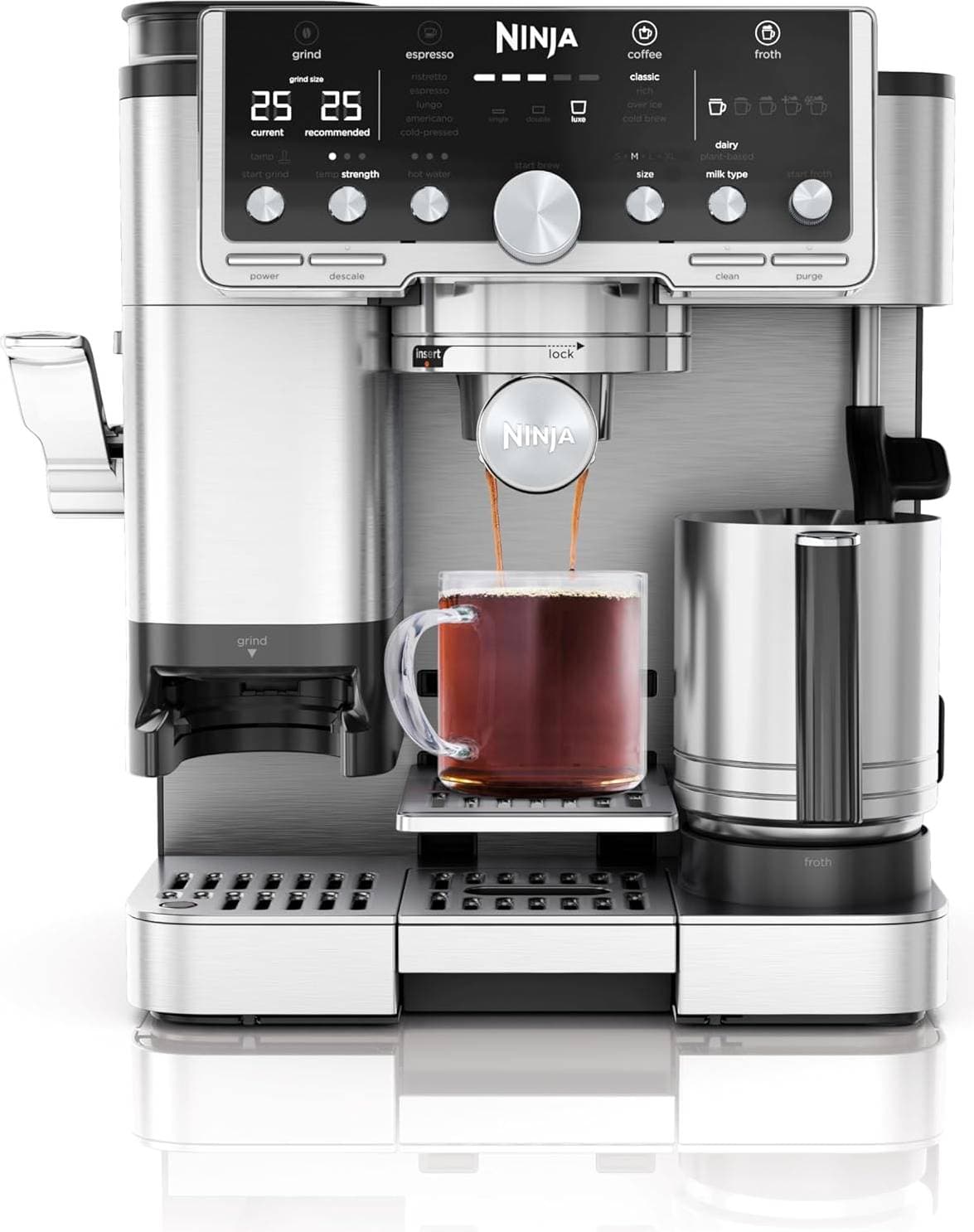 Ninja Luxe Pro 3-i-1 Kaffebryggare ES701EU Silver