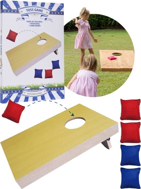 Klassiskt Kastspel Med Ärtpåsar