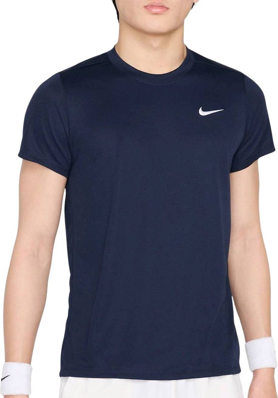 Nike M Nkct Dry Victory Top Padel Tennis T-Shirt Herr - Obsidian/White