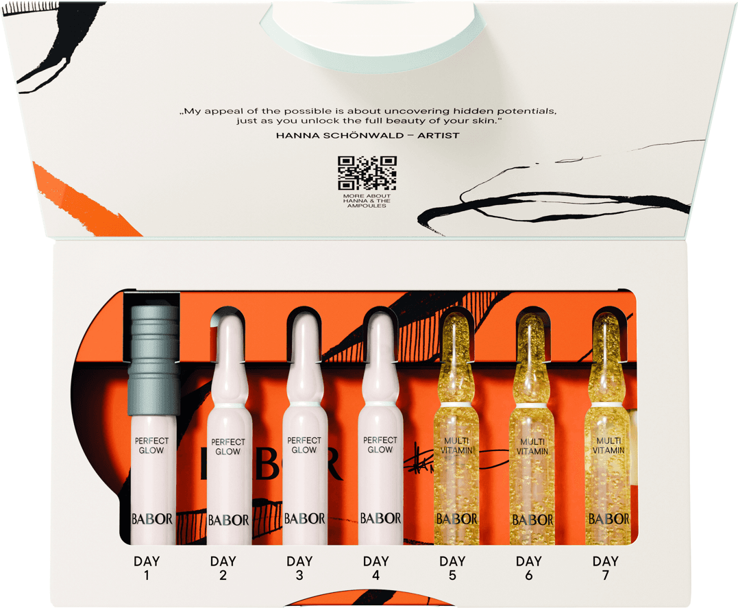 Babor Vitamin Glow 14 ml 7 Ampuller 4 x Perfect Glow + 3 x Multi Vitamin 2 ml