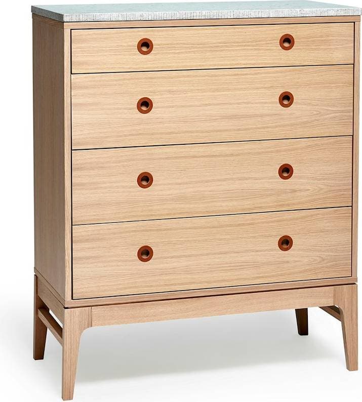 Mavis Höllviken White Pigmented Oak Byrå 86x102cm