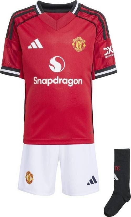 adidas Manchester United Hemmatröja 2025 26 Mini-Kit Barn
