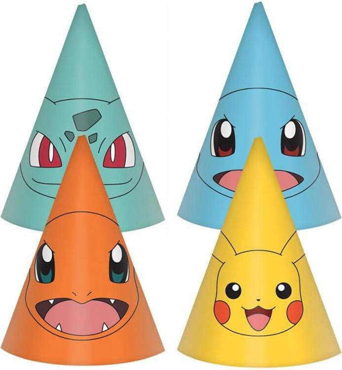 Pokémon Pokemon Partyhattar 8-pack