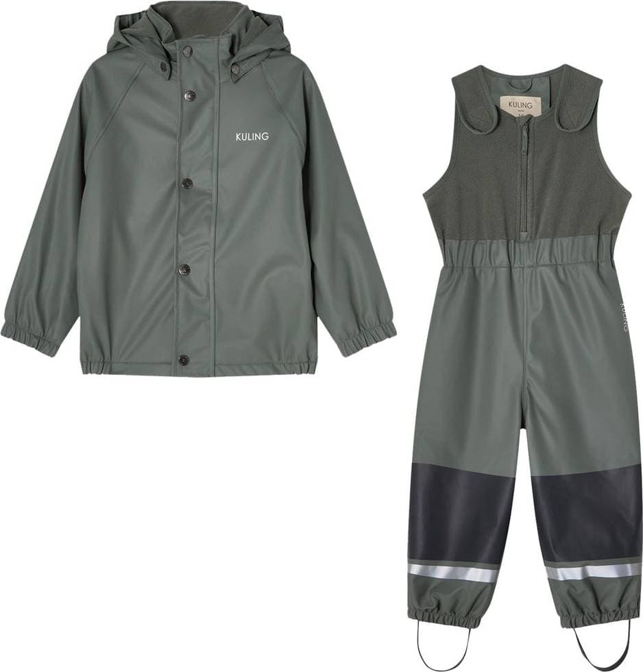 Kuling Ottawa Fodrat Regnställ Light Green