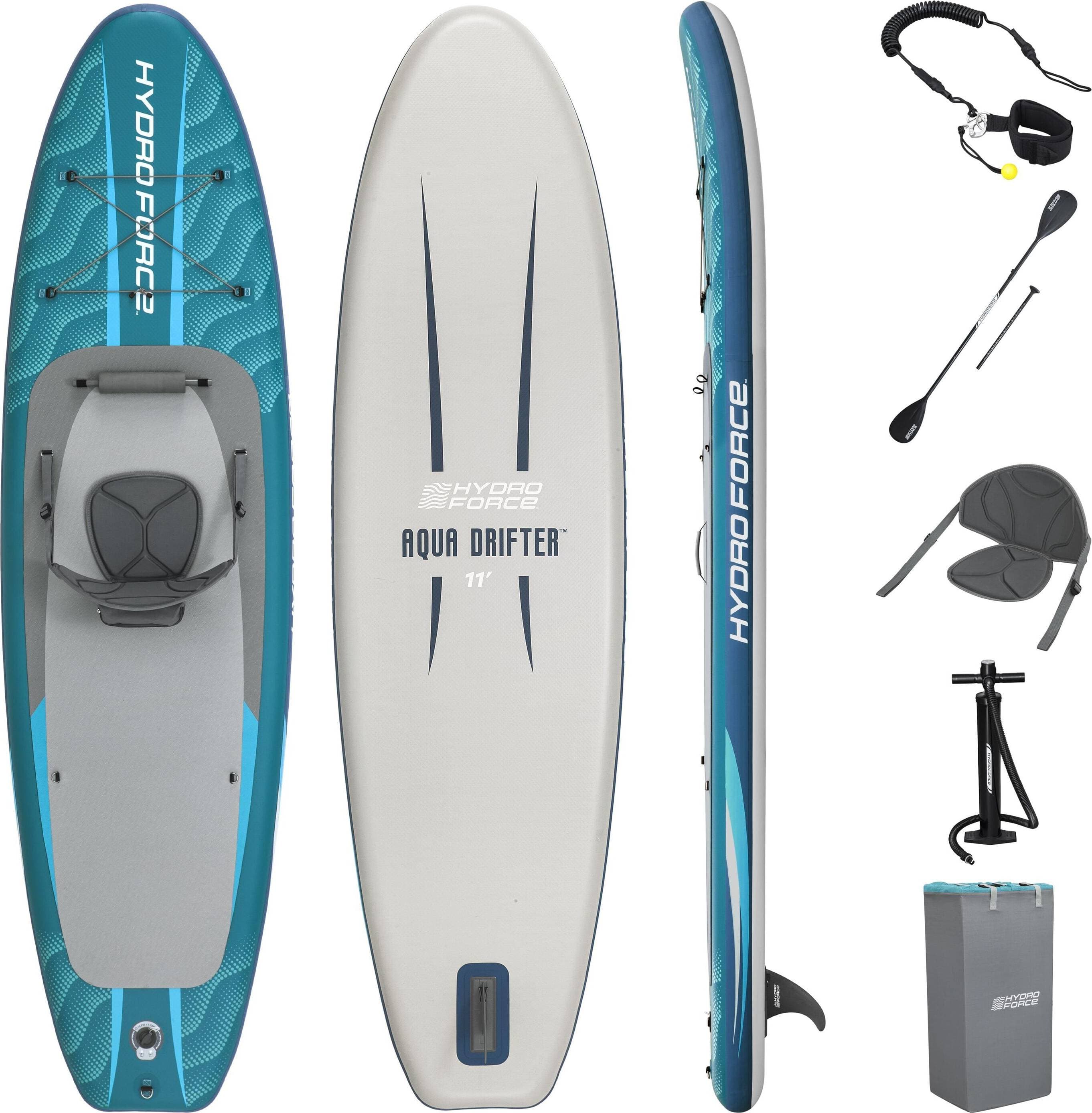 Bestway Hydro Force Aqua Drifter 2-i-1 SUP Paddelbräda 335cm