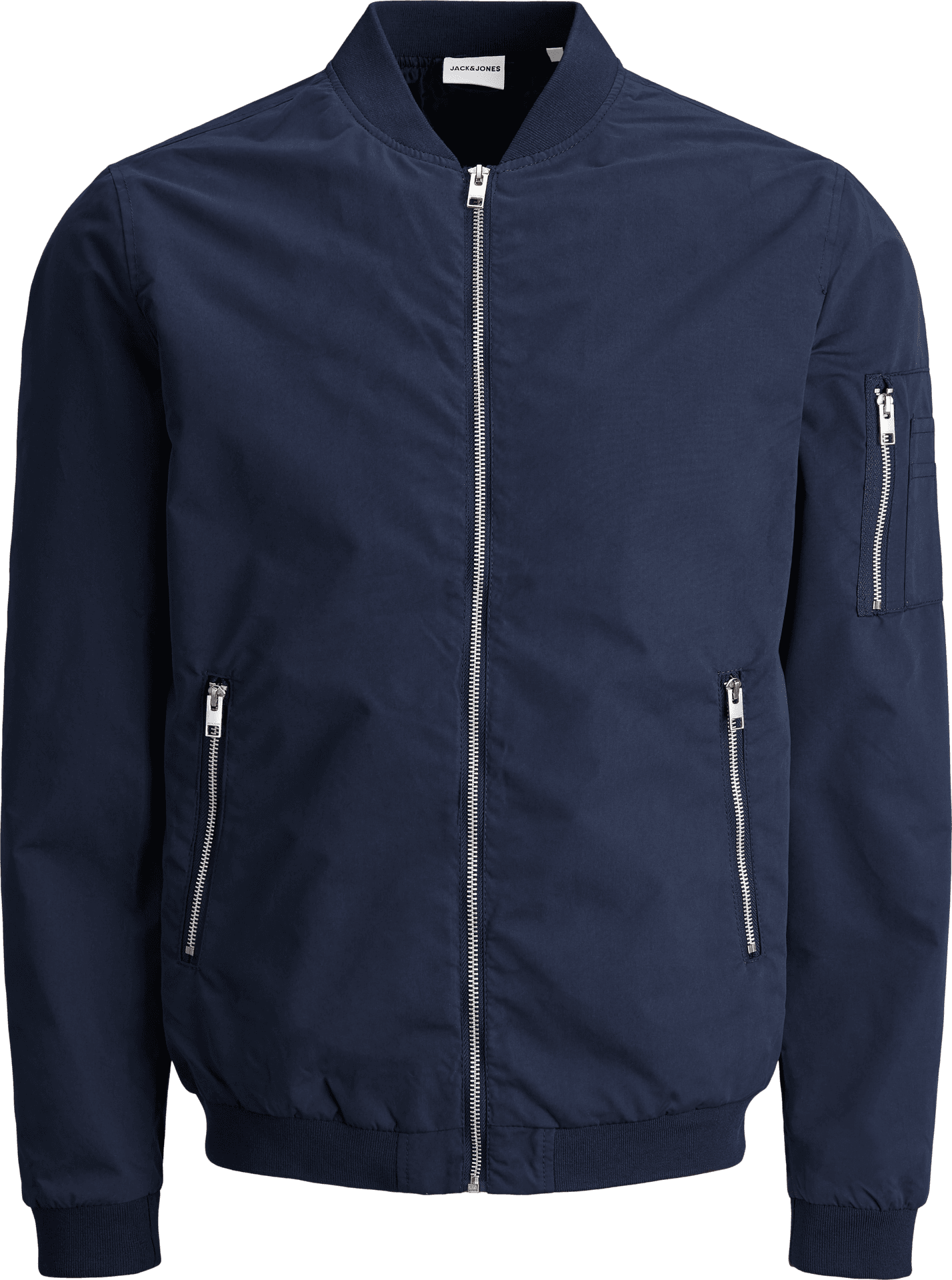 Jack & Jones Bomber Jacket Plus Size - Blue/Navy Blazer