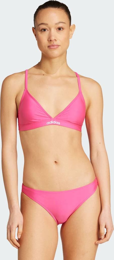 adidas Triangelbikini Med 2-Vägs Rem - Shock Pink White