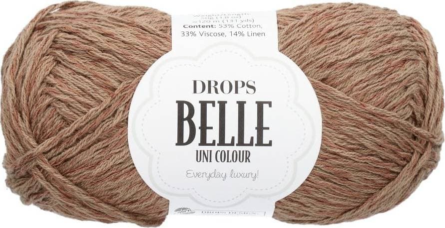 Drops Design Belle Uni Colour Forest Brown 120m