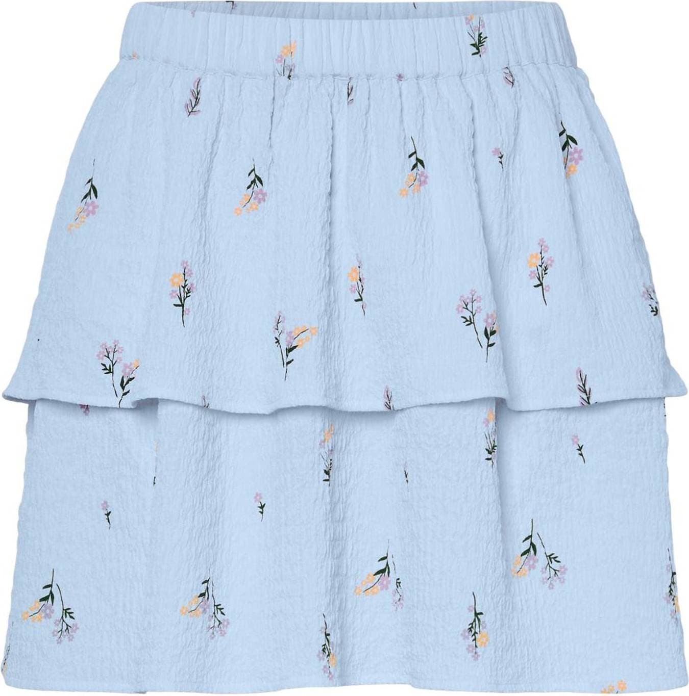 Pieces Pcjeo Hw Short Skirt Wvn D2D - Blå