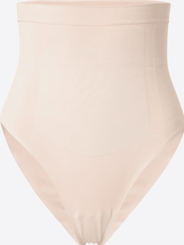 Calvin Klein High Waisted Shapewear Thong - Beige