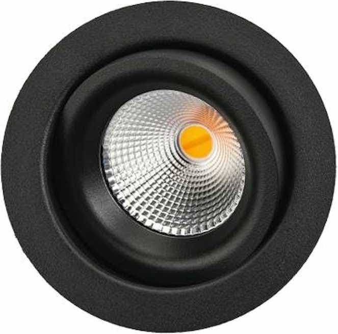 SG Armaturen Junistar Eco 6W DTW 8-P Black Takplafond ∅ 9cm