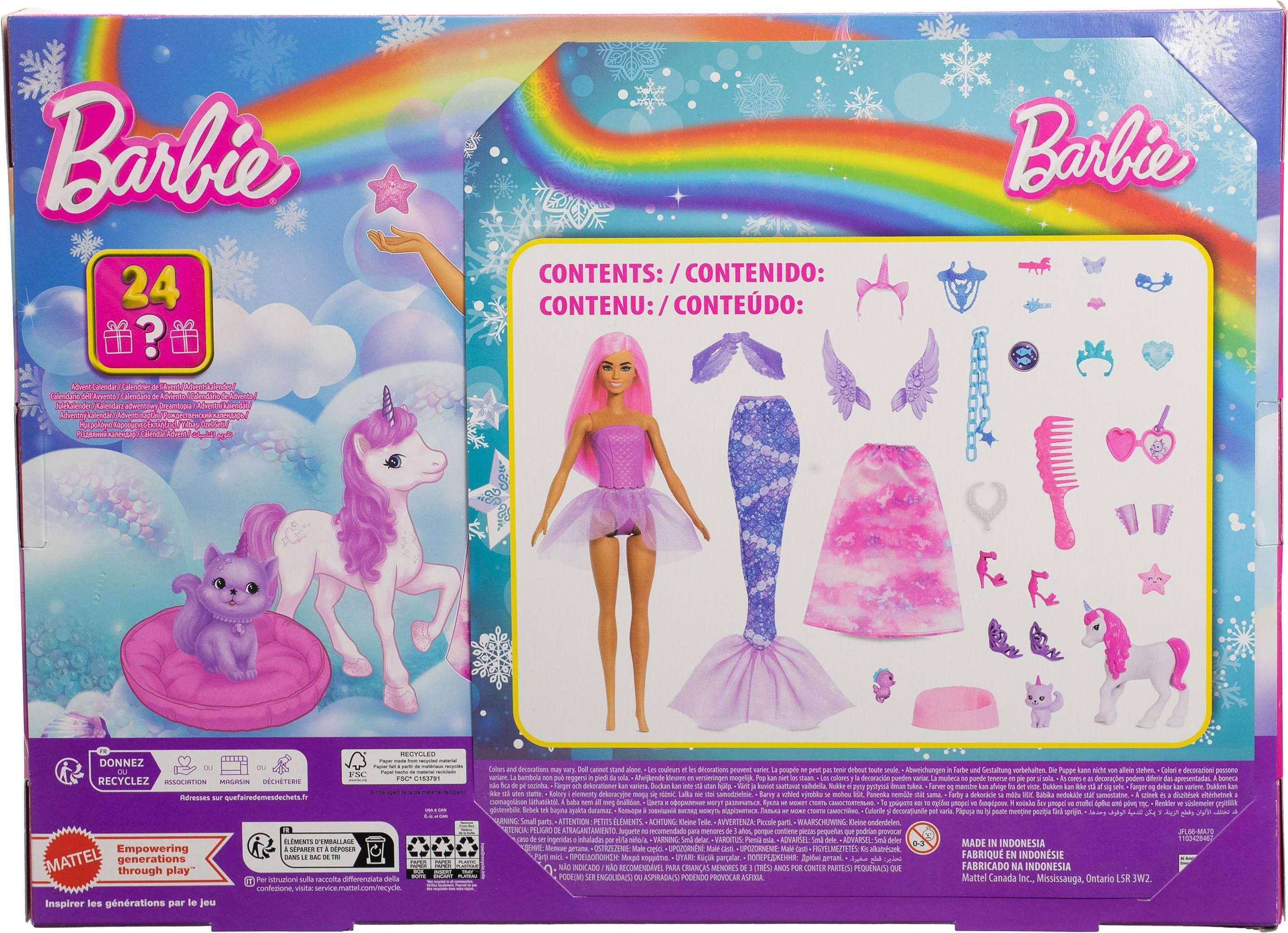 Mattel Barbie Fantasy Adventskalender 2025