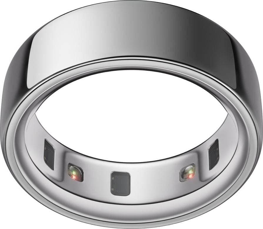 Oura Ring 4 Size 8 Silver