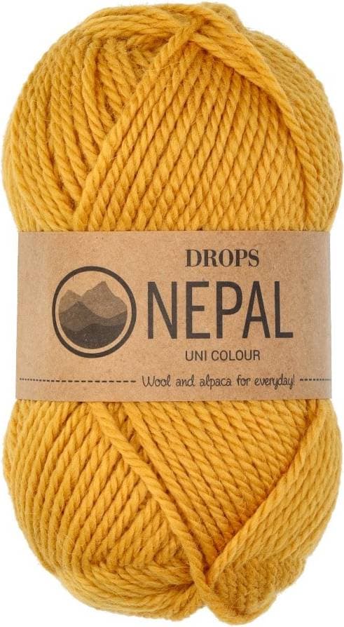 Drops Design Nepal Uni Colour Goldenrod 75m