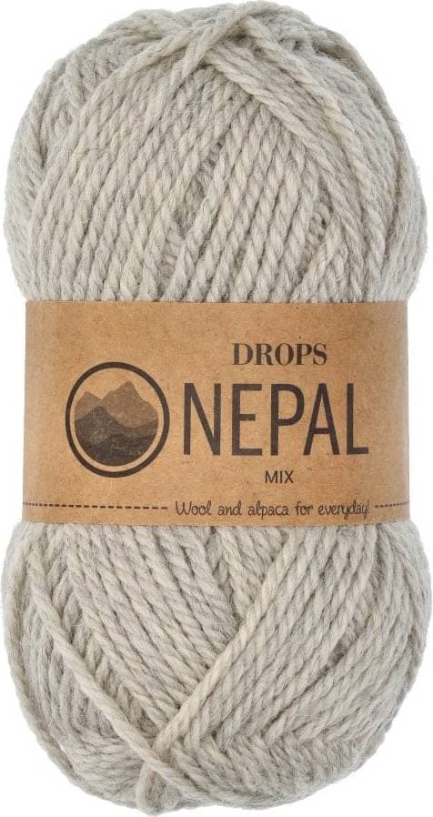 Drops Design Nepal Mix Light Grey 75m