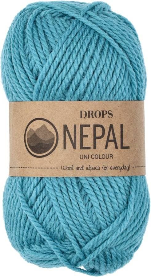 Drops Design Nepal Uni Colour Sea Blue 75m
