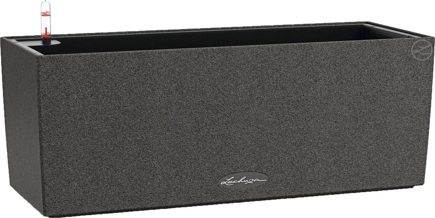 Lechuza Balconera Stone 50 - Graphite Black 19x50x19cm
