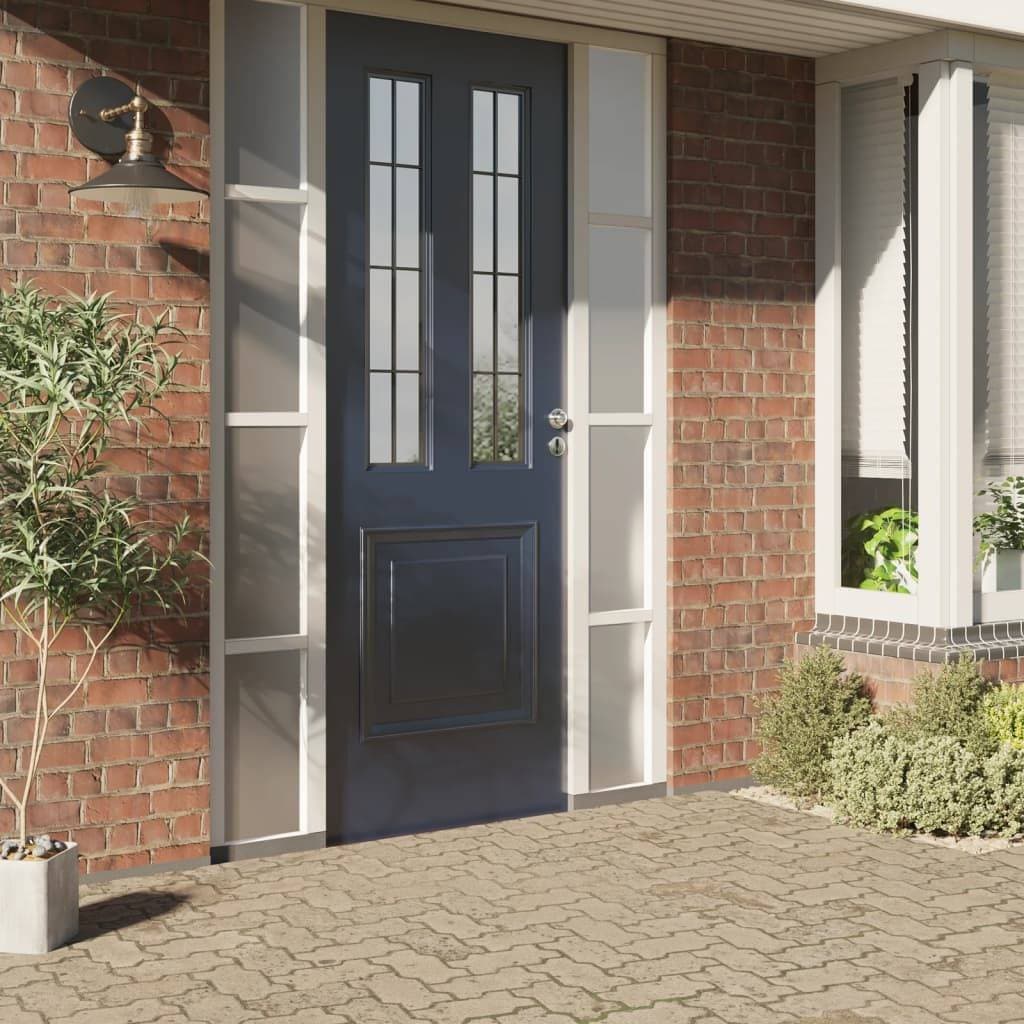 vidaXL Fönsterfilmer Frostad Transparent Grå PVC Fönsterfilm