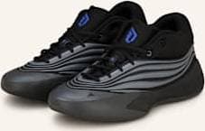 adidas Dame X Skor Basketskor Core Black Iron Metallic Lucid Blue